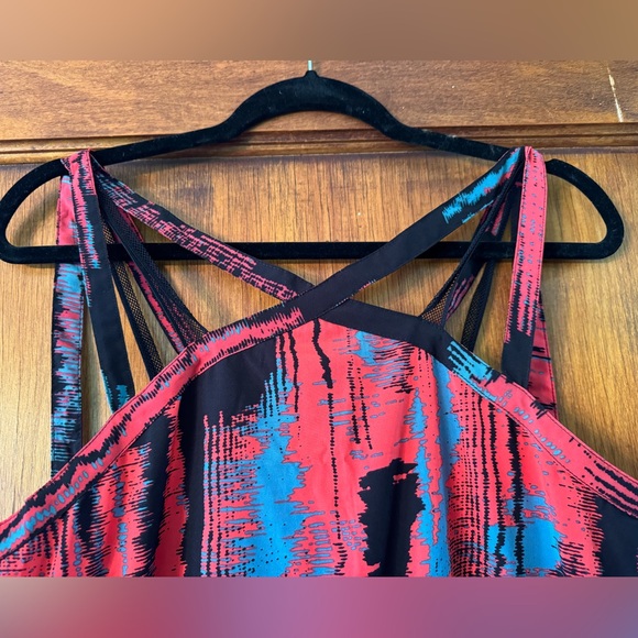 Fabletics Liza Heatwave Multicolor Sleeveless Romper- Size M - Picture 5 of 7